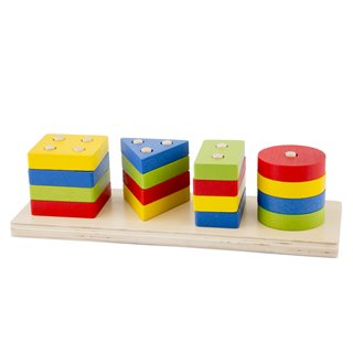 Geometric stacking puzzle